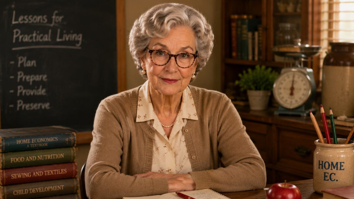 Judith Varden at the chalkboard